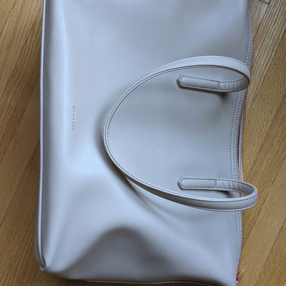 Matt & Nat rose gold tote